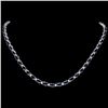 Image 1 : `14k Gold 26.50ct Sapphire 1ct Diamond Necklace