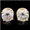 Image 1 : 14K Gold 1.68ctw Diamond Earrings