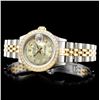 Image 2 : Rolex DateJust 18K/SS 1.00ct Diamond Ladies Watch