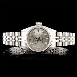 Rolex DateJust 18K & SS Ladies Wristwatch