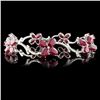 Image 1 : 14K Gold 17.45ct Ruby & 1.14ctw Diamond Bracelet