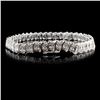 Image 2 : 14K White Gold 2.00ctw Diamond Bracelet