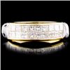 Image 1 : 18K Gold 0.93ctw Diamond Ring