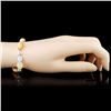 Image 3 : 18K Gold 14.24ct Opal 2.23ctw Diamond Bracelet