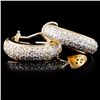 Image 2 : 14K Gold 2.56ctw Diamond Earrings