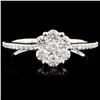 Image 1 : 14K Gold 0.60ctw Diamond Ring