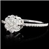 Image 2 : 14K Gold 0.60ctw Diamond Ring