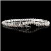 Image 2 : 14K White Gold 1.14ctw Diamond Bracelet