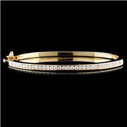 14K Gold 0.87ctw Diamond Bracelet