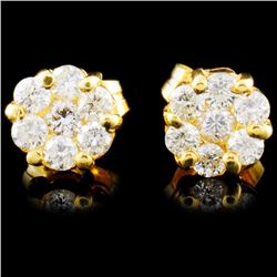 14K Gold 0.50ctw Diamond Earrings