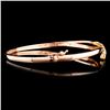 Image 2 : 14K Gold 0.79ctw Fancy Diamond Bangle