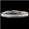 Image 1 : 14K Gold 5.67ctw Diamond Bracelet