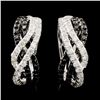 Image 1 : 14K Gold 0.75ctw Fancy Diamond Earrings