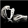 Image 2 : 14K Gold 0.75ctw Fancy Diamond Earrings