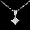 Image 1 : 18K Gold 0.25ctw Diamond Pendant