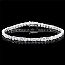 ^18k White Gold 7.50ct Diamond Bracelet