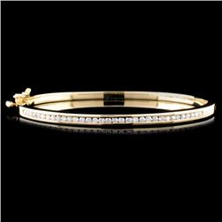 14K Gold 1.19ctw Diamond Bracelet