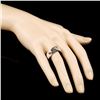 Image 3 : 14K Gold 0.89ctw Fancy Color Diamond Ring