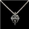 Image 1 : 14K Gold 0.57ctw Fancy Color Diamond Pendant