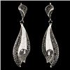Image 1 : 18K Gold 2.35ctw Fancy Color Diamond Earrings