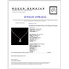 Image 3 : 14K White Gold 0.58ctw Fancy Color Diamond Pendant