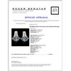 Image 3 : 14K White Gold 0.71ctw Fancy Color Diamond Earring