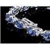 Image 3 : `14k Gold 14ct Tanzanite 0.90ct Diamond Bracelet