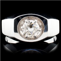 14K White Gold 0.66ct Diamond Ring