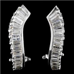 14K Gold 2.30ctw Diamond Earrings