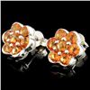 Image 2 : 14K Gold 2.80ctw Garnet Earrings