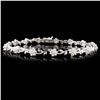 Image 1 : 18K Gold 1.00ctw Diamond Bracelet