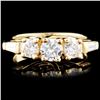 Image 1 : 18K Gold 1.16ctw Diamond Ring