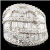 Image 1 : 18K Gold 3.75ctw Diamond Ring