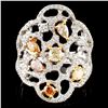 Image 1 : 18K Gold 1.31ctw Fancy Color Diamond Ring