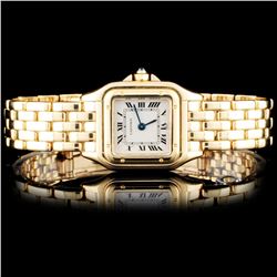 18K YG Cartier Panthere Ladies Watch