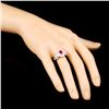 Image 3 : 18K Gold 0.68ct Ruby & 0.36ctw Diamond Ring