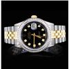 Image 1 : Rolex YG/SS DateJust Men's 1.00ct Diamond Watch