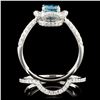 Image 2 : 14K Gold 1.38ctw Fancy Color Diamond Ring