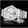 Image 3 : Rolex SS DateJust 1.50ctw Diamond Ladies Wristwatc