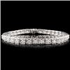 Image 1 : 14K White Gold 2.00ctw Diamond Bracelet