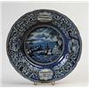 Image 1 : BLUE AND WHITE STAFFORDSHIRE SHALLOW BOWL
