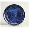 Image 1 : HISTORIC BLUE STAFFORDSHIRE PLATE “LA GRANGE THE RESIDENCE OF THE MARQUIS LAFAYETTE”