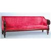 Image 1 : CLASSICAL CARVED SCROLL ARM SOFA