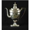 Image 1 : FINE TALL ENGRAVED FOOTED ENGLISH STERLING TEAPOT