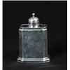 Image 1 : EARLY ENGLISH STERLING ENGRAVED TEA CADDY