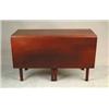 Image 1 : RARE EIGHT LEG 18TH CENTURY MAHOGANY DROP LEAF TABLE