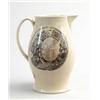 Image 1 : HERCULANEUM POTTERY PITCHER:  WASHINGTON-MAP OF THE UNITED STATES AND WASHINGTON IN GLORY-AMERICA IN