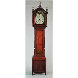 RARE STATE OF MAINE TALL CLOCK BY BENJAMIN SWAN, AUGUSTA, MAINE