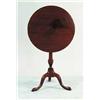 Image 1 : FINE MAHOGANY QUEEN ANNE TILT TOP ROUND CANDLESTAND