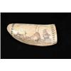 Image 1 : LARGE ENGRAVED AND POLYCHROME WHALE’S TOOTH